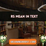 rs mean in text