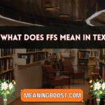 what does ffs mean in text