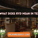 what does ryd mean in text