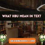 what hbu mean in text