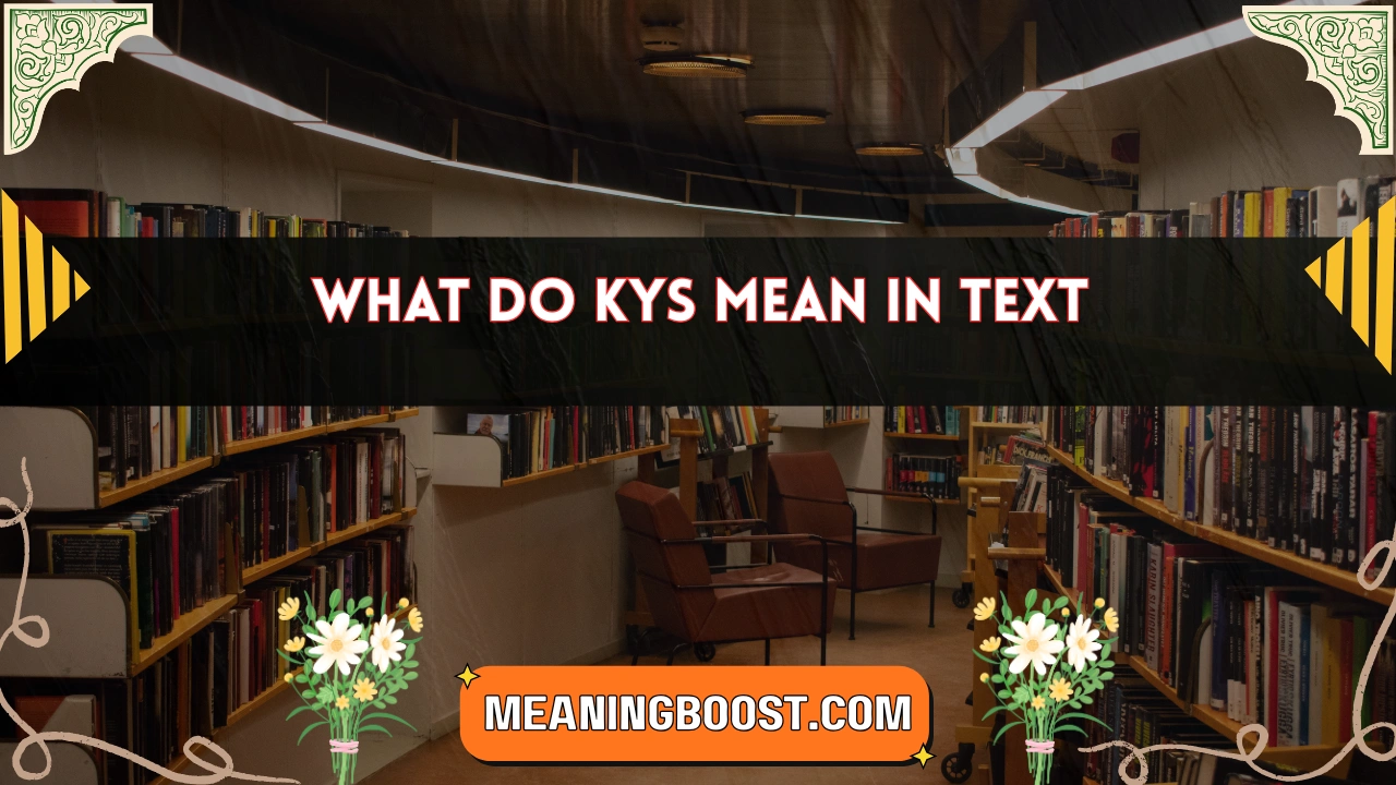 what do kys mean in text