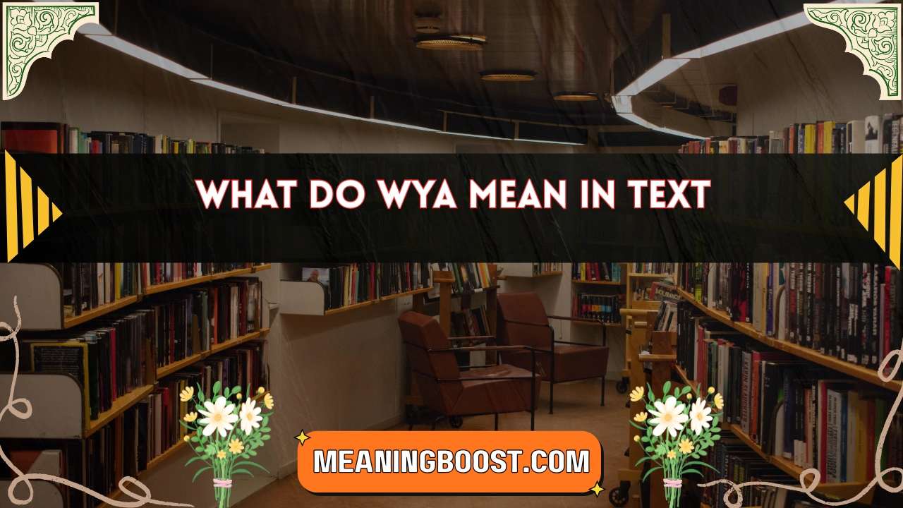what do wya mean in text