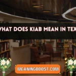 what does kiab mean in text