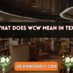 what does wcw mean in text