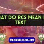 what do rcs mean in text