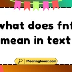 what does fnf mean in text