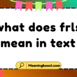 what does frls mean in text