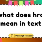 what does hro mean in text