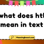 what does htl mean in text