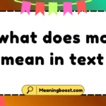 what does mc mean in text