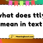 what does ttly mean in text