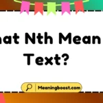 What Nth Mean in Text?