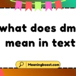 what does dms mean in text