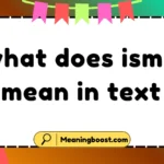 what does ismg mean in text