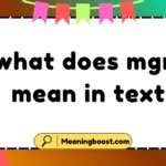 what does mgm mean in text