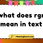 what does rgr mean in text