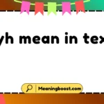 yh mean in text